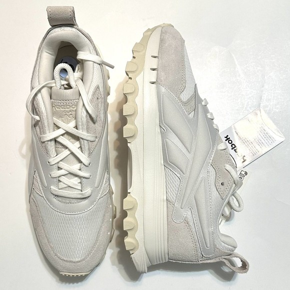 REEBOK CARDI B WOMEN'S 9 CLASSIC LEATHER  ATHLETIC SNEAKER CHALK WHITE GW8874 - Picture 1 of 9